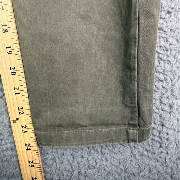 Suitsupply Pants Mens 48 (32x24) Green Ames Drawstring Pleated Chino Trousers - Picture 7 of 10